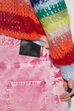 Acid Cord Wash Surfer Denim Shorts