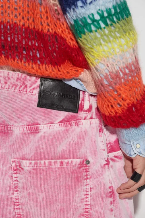 Acid Cord Wash Surfer Denim Shorts