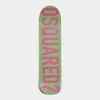 All Over D Neon Skateboard