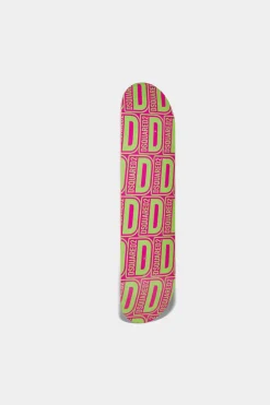 All Over D Neon Skateboard
