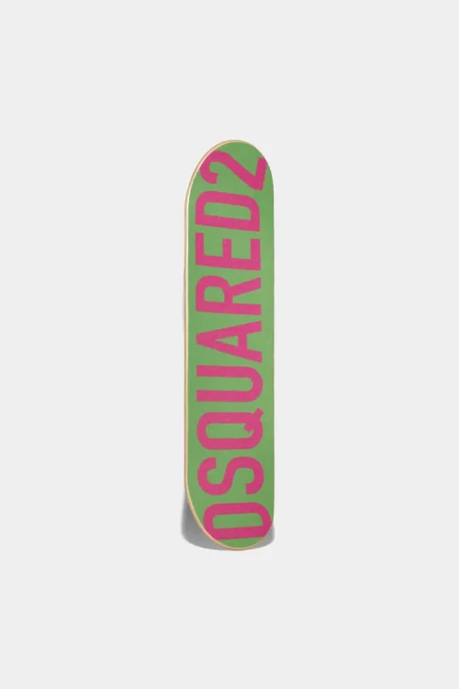 All Over D Neon Skateboard