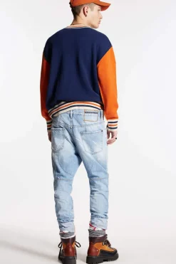 Beverly Hills Light Wash Tailored Combat Jeans