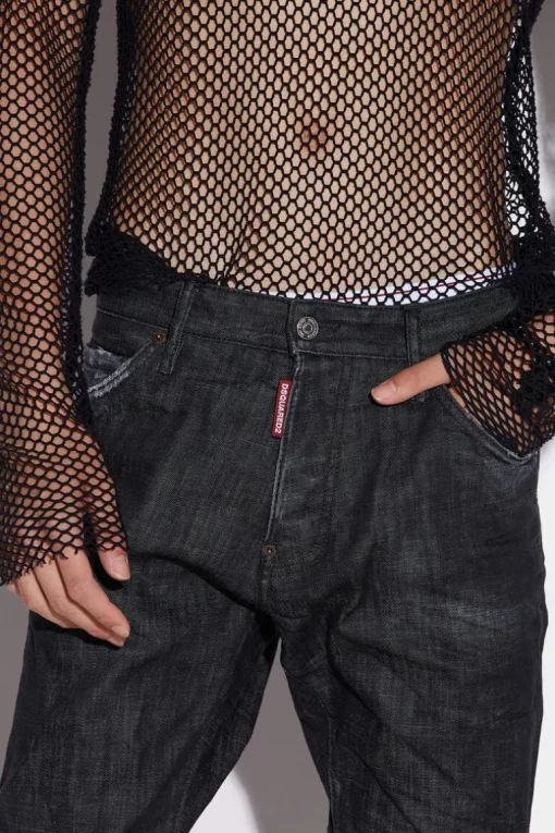 Black Clean Wash Cool Guy Jeans