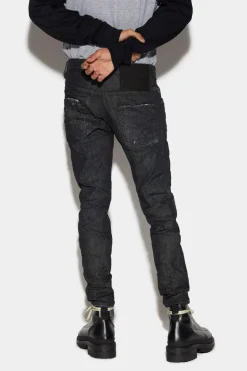 Black Clean Wash Skater Jeans