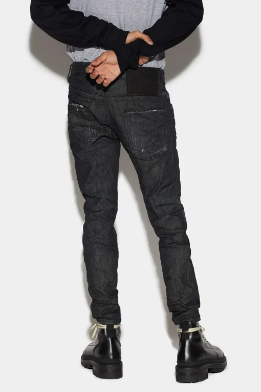 Black Clean Wash Skater Jeans