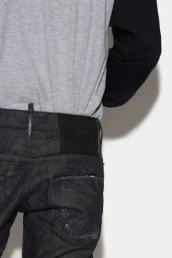 Black Clean Wash Skater Jeans