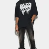 Black Goth Wash Cool Guy Jeans