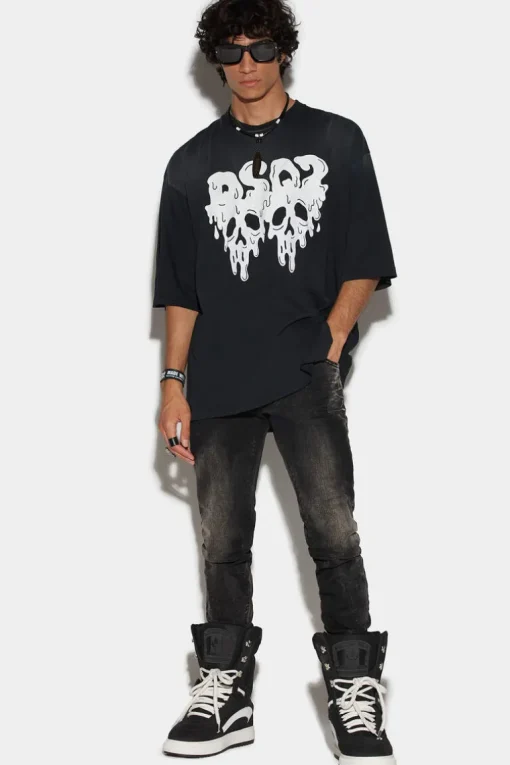 Black Goth Wash Cool Guy Jeans
