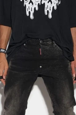 Black Goth Wash Cool Guy Jeans
