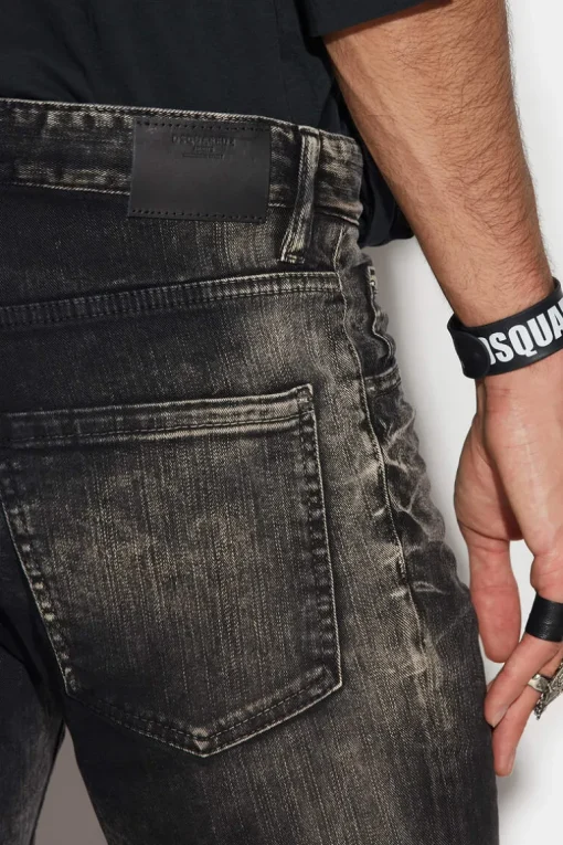 Black Goth Wash Cool Guy Jeans