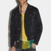 Black Smoke Bull Wash Dan Jean Jacket