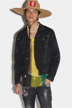 Black Smoke Bull Wash Dan Jean Jacket