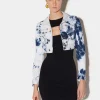 Blue Water Wash Cropped Denim Jacket