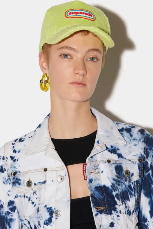 Blue Water Wash Cropped Denim Jacket