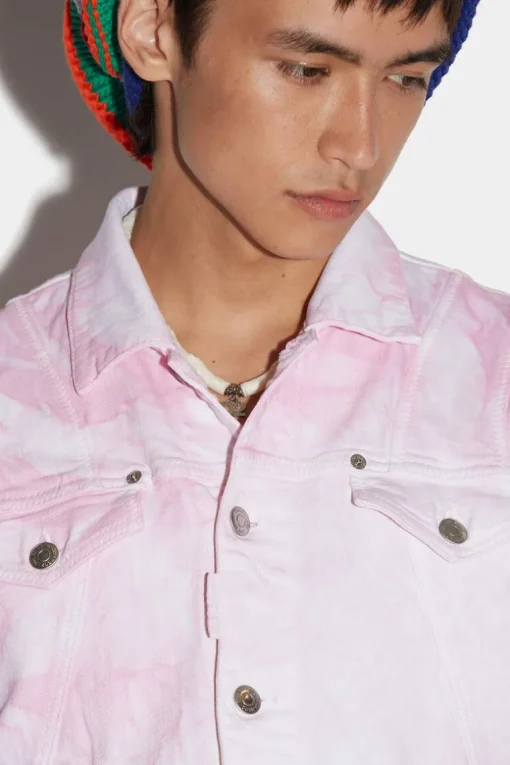 Classic Tie & Die Jean Jacket