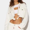 Cropped Towel Jacket