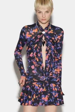 Cut-Out Mini Dress