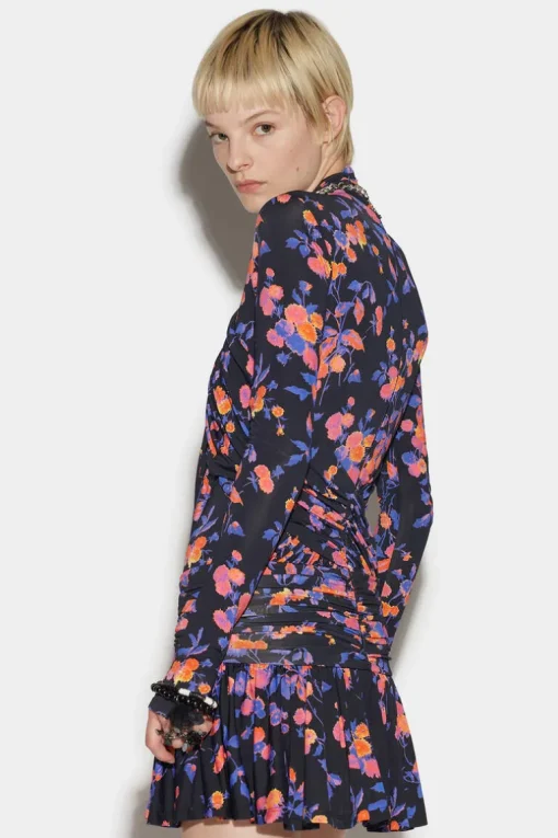 Cut-Out Mini Dress