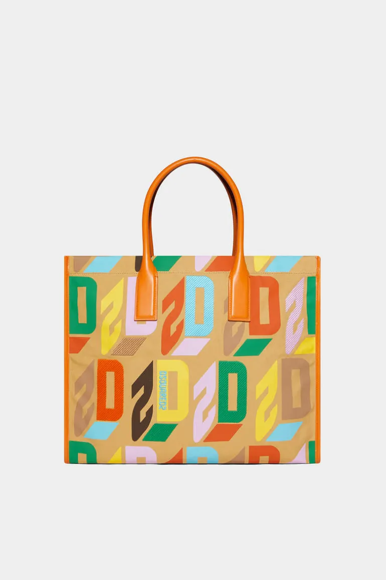 D2 Monogram Shopping Bag