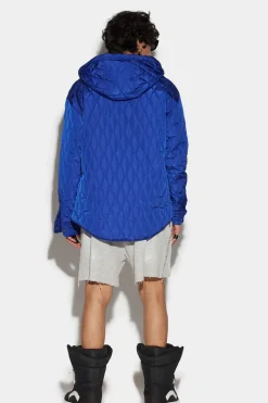 D2 Quilted Dropped Military Jacket