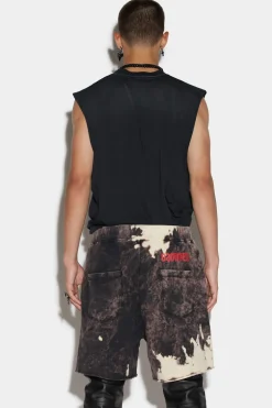 D2 Reverse Tie&Dyed Long Arnold Short
