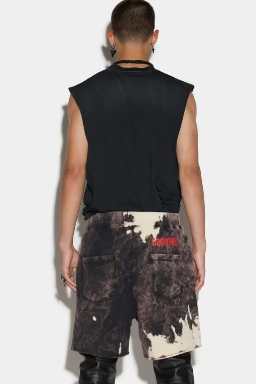 D2 Reverse Tie&Dyed Long Arnold Short