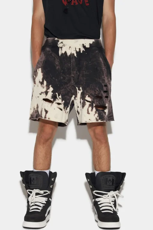 D2 Reverse Tie&Dyed Long Arnold Short