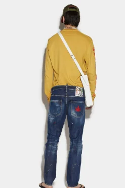 Dark Bob Wash Skater Jeans