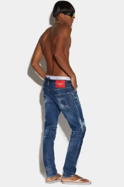 Dark Crinckle Wash Cool Guy Jeans
