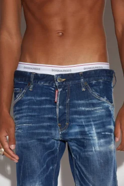 Dark Crinckle Wash Cool Guy Jeans