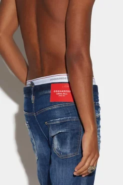 Dark Crinckle Wash Cool Guy Jeans