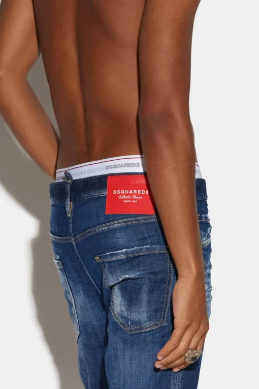 Dark Crinckle Wash Cool Guy Jeans