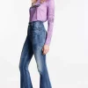 Dark Fade Wash Surfer Flare