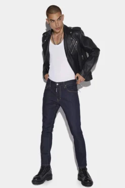 Dark Rinse Ceresio 9 Skater Denim Jeans