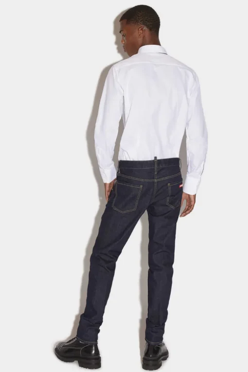 Dark Rinse Wash Slim Jeans