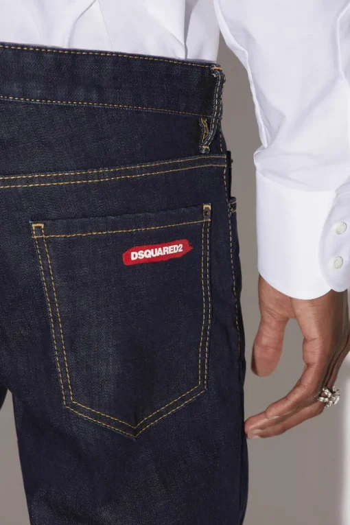 Dark Rinse Wash Slim Jeans