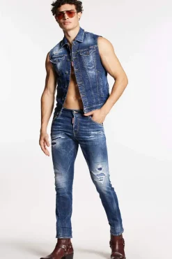Dark Ripped Wash Sexy Twist Jeans