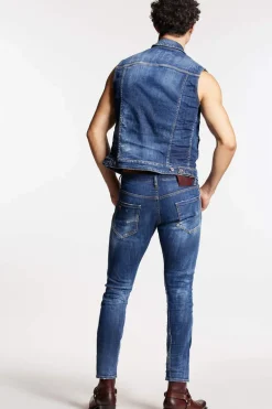 Dark Ripped Wash Sexy Twist Jeans