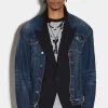 Dark Semplice Wash Layered Mix Blazer