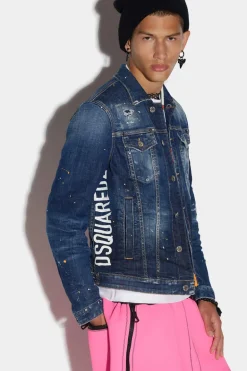 Dark Techno Surf Wash Dan Jean Jacket