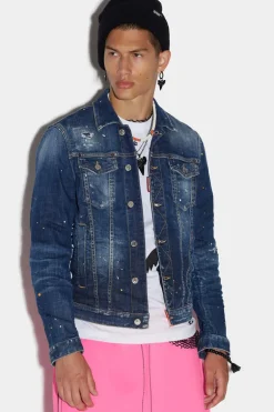 Dark Techno Surf Wash Dan Jean Jacket