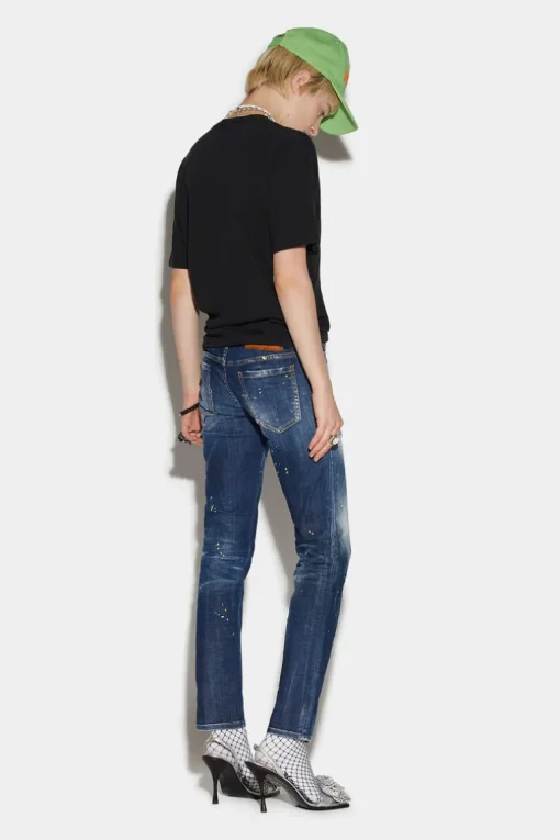 Dark Techno Surf Wash Jennifer Jeans