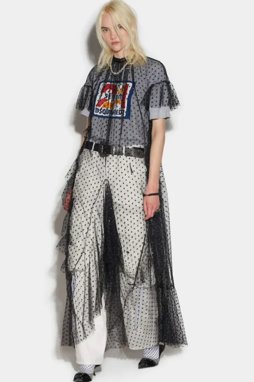 Dirty Check Dress