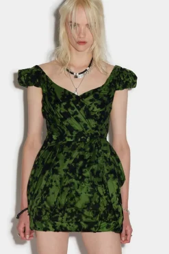 Draped Mini Dress