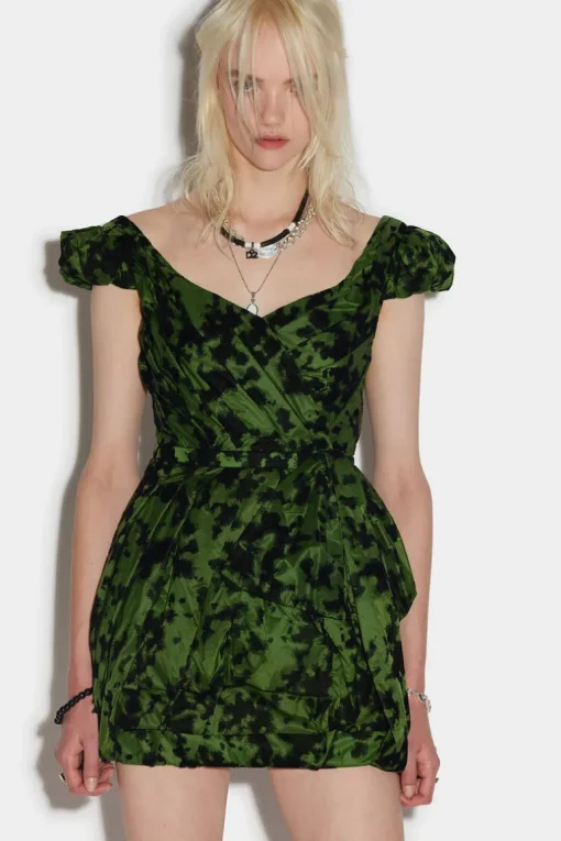 Draped Mini Dress