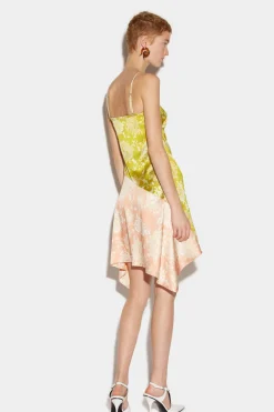 Draped Strapless Mini Dress