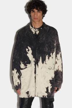 D2Reverse Tie&Dyed Zip Sweatshirt