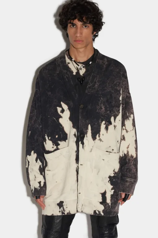 D2Reverse Tie&Dyed Zip Sweatshirt