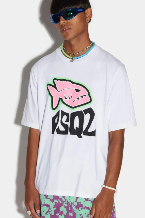 Dsq2 Fish Skater T-Shirt