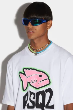 Dsq2 Fish Skater T-Shirt